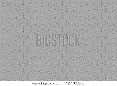Seamless Isometric Abstract Pattern. Geometry Pattern. Seamless Background. Vector Stock.