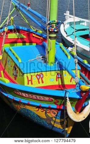 Sanary sur Mer France - april 20 2016 : boats in the port
