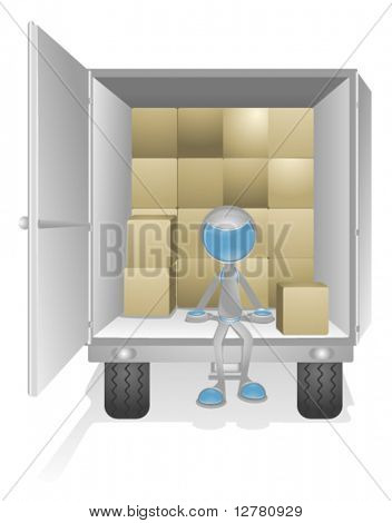 3D Vector Robot: szállítás