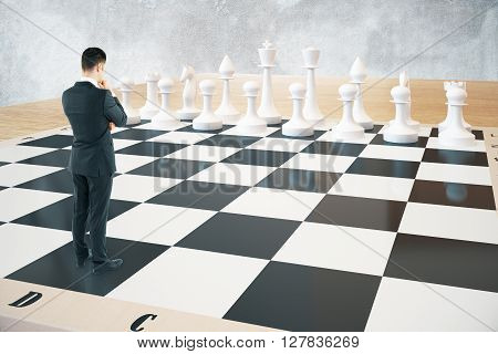 Strategy Concept Chessboard