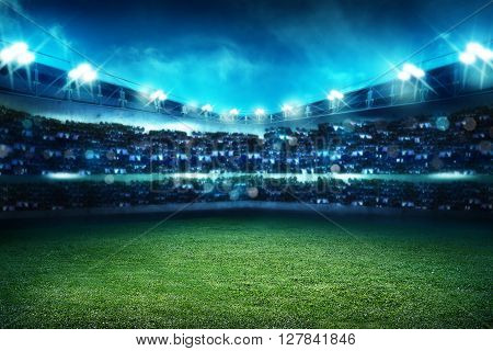 Football Stadium Background