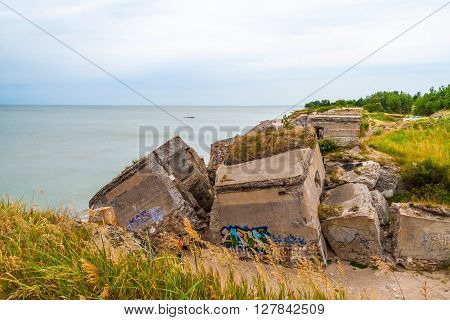 Abandoned Remains Of Northern Forts Of Ussr
