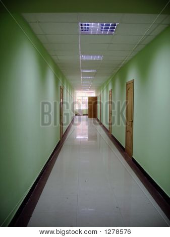 Korridor In einem Saal im Büro