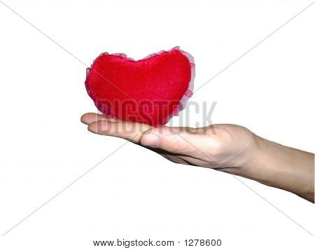 Herz in der hand
