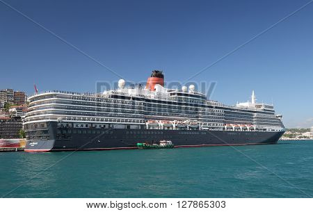 Cruise Ship In Istanbul Port