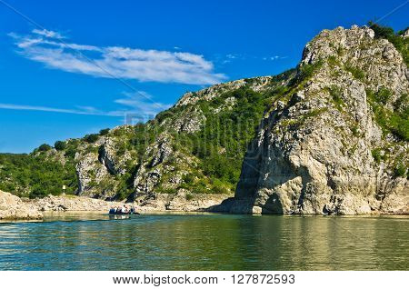 Rocky landscape of river Uvac gorge at sunny summer morning, southwest Serbia
** Note: Soft Focus at 100%, best at smaller sizes