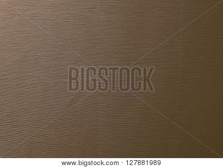 Fabric Texture Close Up of Brown Fabric Texture Pattern Background.