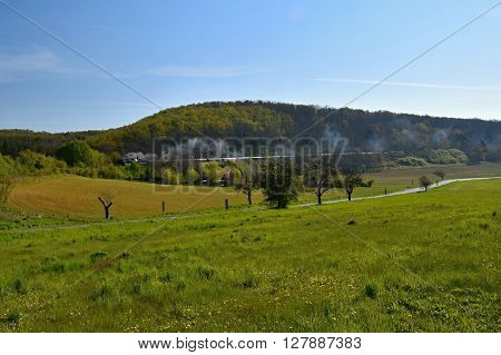 Historic Steam Train. Specially Launched Czech Old Steam Train Trips And For Traveling Around The Cz