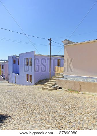 Bo Kaap District in Cape Town, Western Cape Province, South Africa