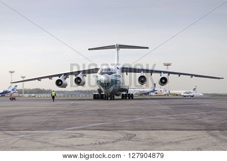 Cargo Airplane Il-76Td Alrosa Airlines