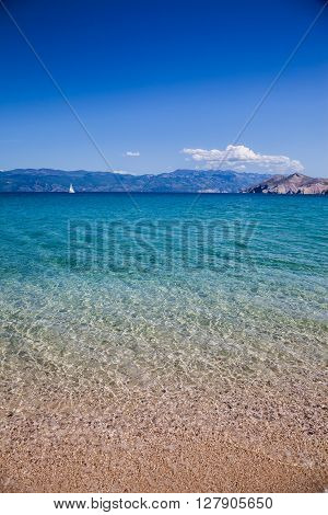 Tropical sunny beach for vacation and holiday