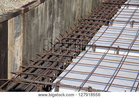 Formwork to build a foundation for a building