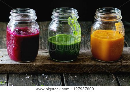 Assortment Of Vegetable Smoothies