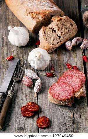 Sausage And Bread
