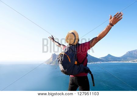 Young African Guy On Vacation
