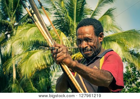 Man In Papua New Guinea