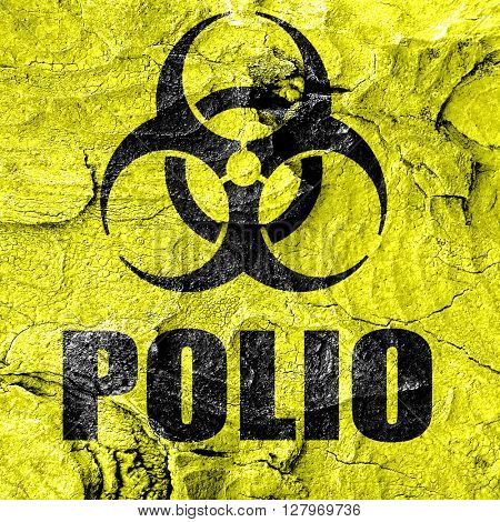 Polio concept background