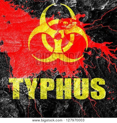 Typhus concept background