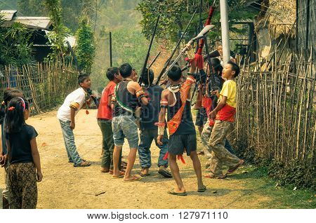 Boys With Rifles