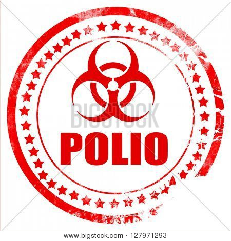 Polio concept background