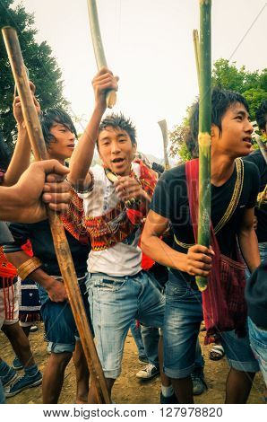 Boys With Sticks