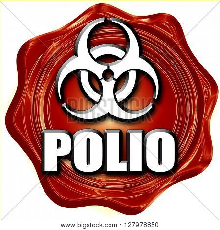 Polio concept background