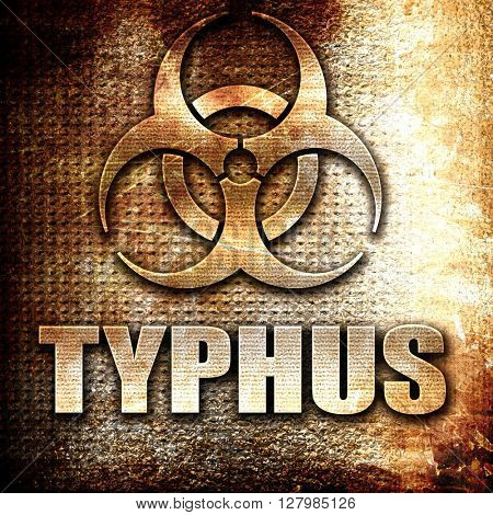 Typhus concept background