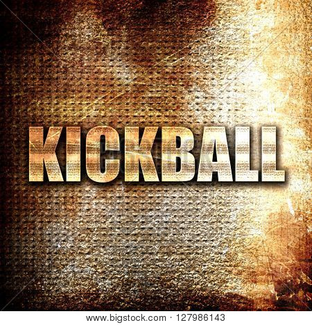 kickball sign background