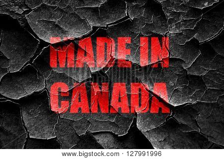 Grunge cracked Made in canada