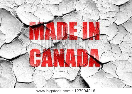 Grunge cracked Made in canada