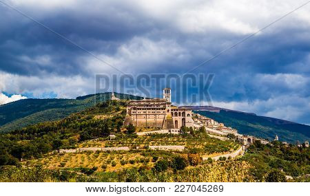 Panorama Of Assisi - Province Of Perugia, Umbria Region, Italy, Europe