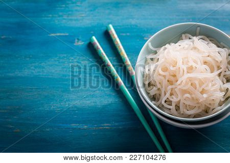 Japanese food - Shirataki noodles (Konjac)