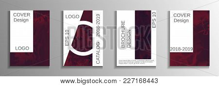 Minimum Vector Coverage. A Set Of Modern Abstract Covers. Rich Design Vip. Future Futuristic Templat