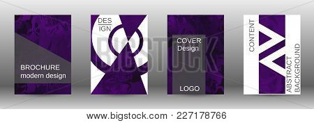 Minimum Vector Coverage. A Set Of Modern Abstract Covers. Rich Design Vip. Future Futuristic Templat