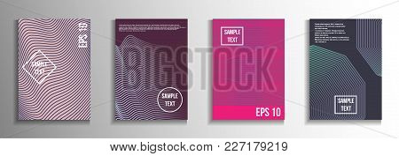 Modern Abstract Background. Modern Design Template. A Set Of Modern Abstract Covers. Creative Backgr