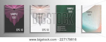 Modern Design Template. A Set Of Modern Abstract Covers. Creative Background Colors.  Suitable For D