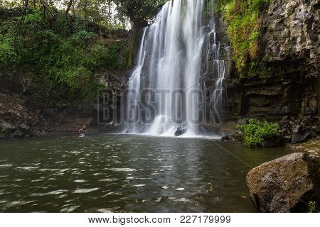 Gorgeous Waterfall In Costa Rica