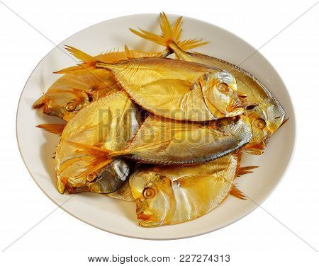 Smoked Moon Fishes On A Platter