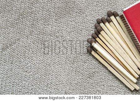 There Are Dozens Of Scattered Matchsticks Standing Next To Scattered Matches,there Are Dozens Of Mat
