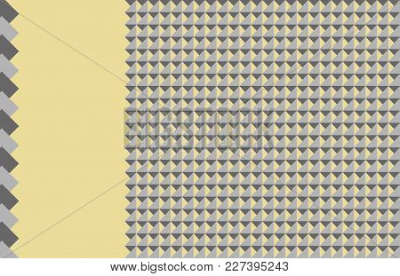 Light Yellow Background With Geometric Shapes Of Two Different Shades Of Gray
