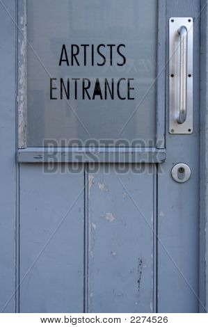 Entrada de artistas