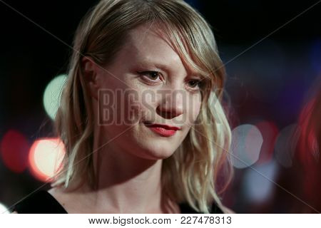  Mia Wasikowska attends the 'Damsel' premiere during the 68th Film Festival Berlin at Berlinale Palast on February 16, 2018 in Berlin, Germany. 