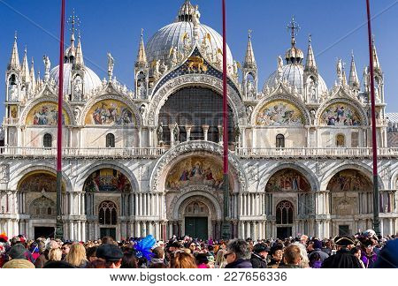 St Mark's Basilica In Venice, Italy