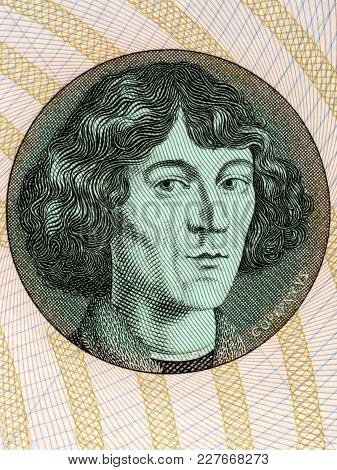 Nicolaus Copernicus Portrait From Old Polish Money