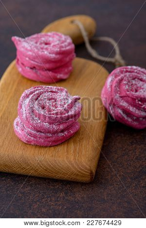Close-up Meringues Cookie