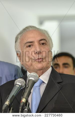 The President Of Brazil Michel Temer