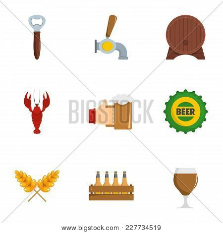 Snackbar Icons Set. Flat Set Of 9 Snackbar Vector Icons For Web Isolated On White Background