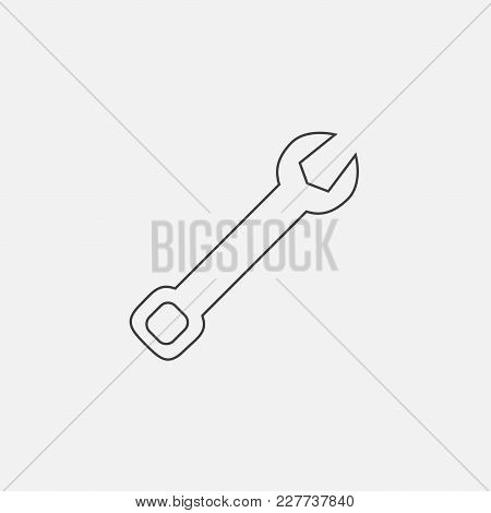 Wrenc Icon Vector Illustration. Industry Icon Vector.
