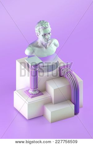 3D Rendered Architectural Abstraction