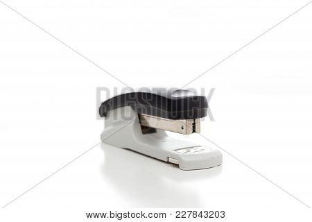 Isolated Stapler Against A White Background In A Studio